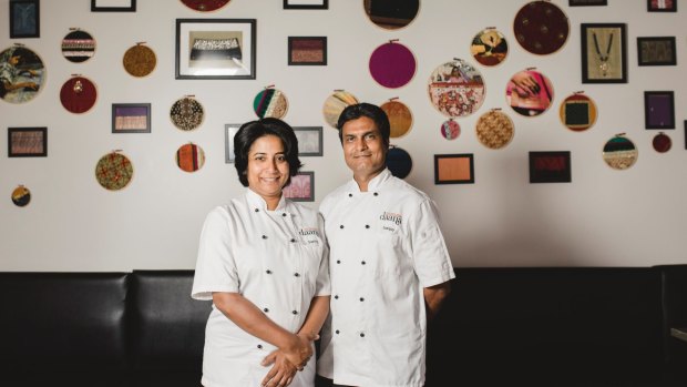 Daana owners and chefs Sunita and Sanjay Kumar.