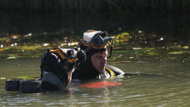 Police divers found Stephanie Scott's laptop in an irrigation canal near Leeton. 