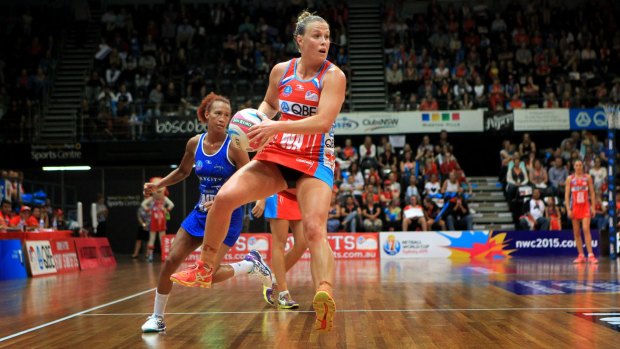 Back for more: NSW Swifts stalwart Kimberlee Green.