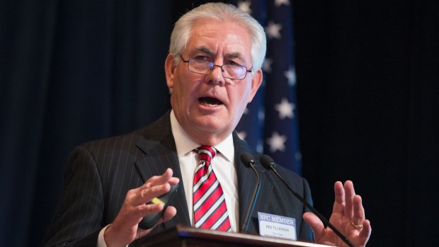 ExxonMobil CEO Rex Tillerson, who is believed to be the front-runner for US Secretary of State.