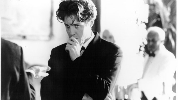 Hugh Grant in Four Weddings and a Funeral.