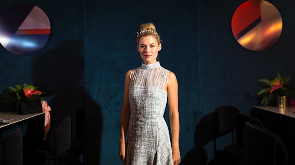 Rachael Taylor, at the Caulfield Cup on Saturday, said she was "empowered" by women speaking out about sexual abuse in the wake of the Weinstein scandal.