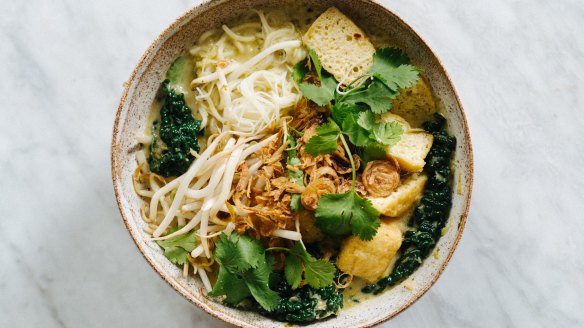 Hetty McKinnon's vegan laksa.