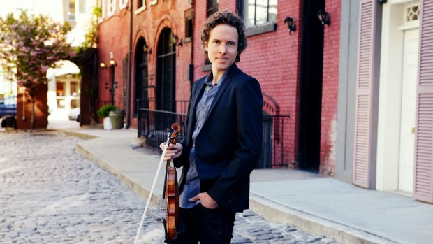 American violinist Tim Fain is playing in the Canberra International Music Festival.