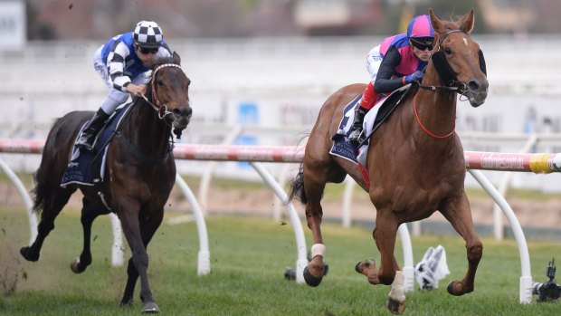 Vega Magic takes out the group 1 Memsie Stakes, with Canberra's Single Gaze finishing 10th.