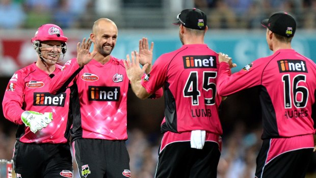 Pretty in pink: The Sydney Sixers will host five BBL matches at the SCG this season.