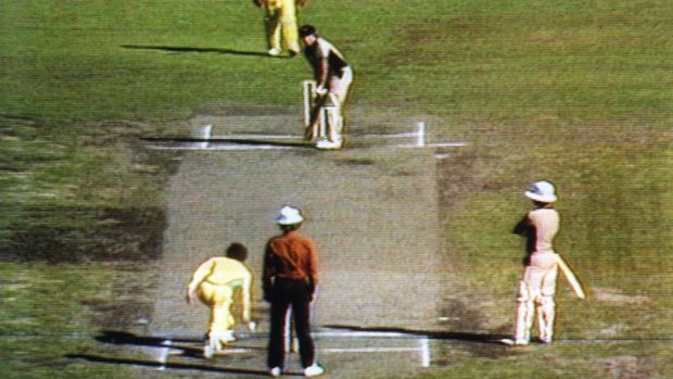 The infamous incident at the MCG on February 1, 1981.