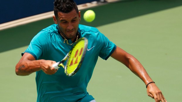 On track for Flushing Meadows: Nick Kyrgios.
