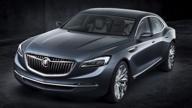 The car designed for the US from Fishermans Bend  - the Buick Avenir.
