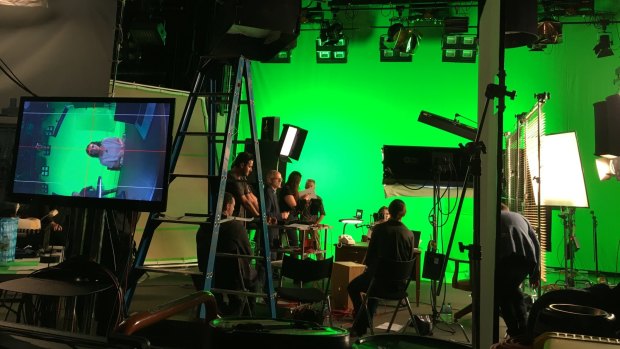 A training studio at the Australian Film Television and Radio School. 