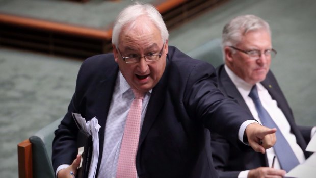 Labor MP for Melbourne Ports Michael Danby in Parliament.