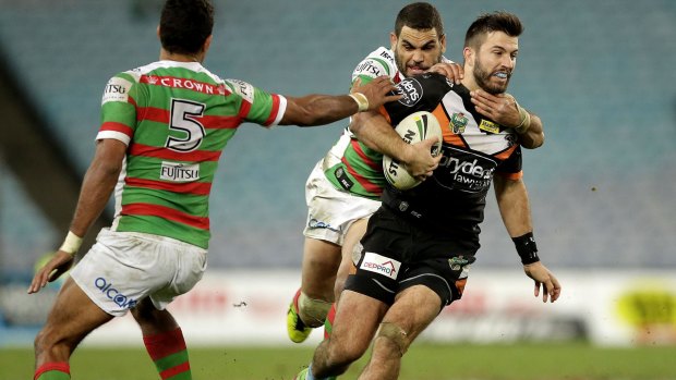 Difference maker: James Tedesco in action for the Tigers