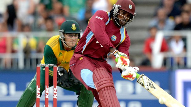 Big hitter: Chris Gayle is central to West Indies' hopes in the World Cup.