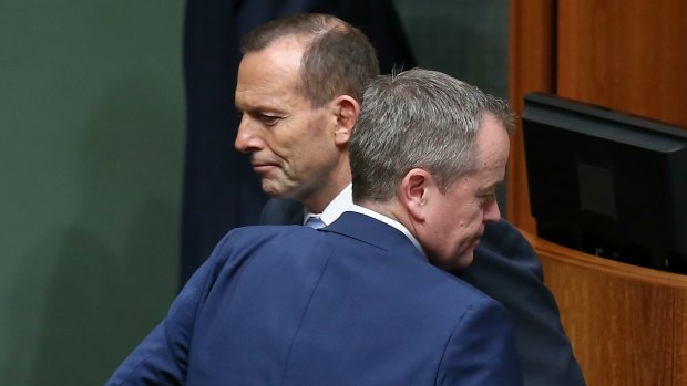 Prime Minister Tony Abbott and Opposition Leader Bill Shorten.