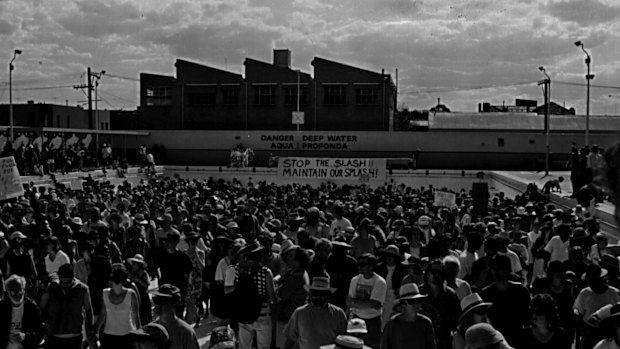 Save Our Pool Campaign, Fitzroy Pool. 