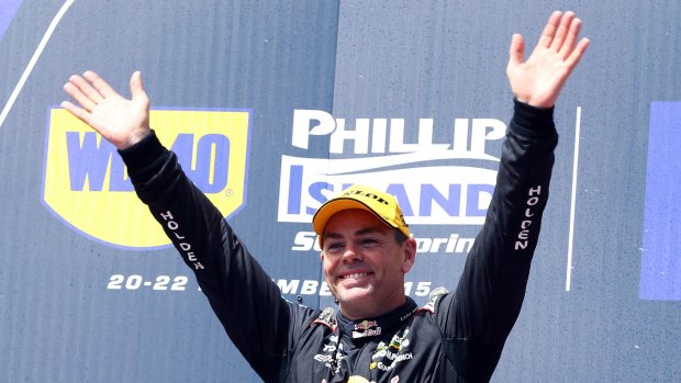 Victorious: Craig Lowndes.