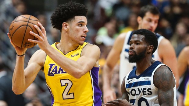 Something else: Australian NBA centre Andrew Bogut says Lonzo Ball is not what you would expect in person.