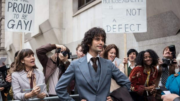Ben Whishaw as Norman Scott in A Very English Scandal.