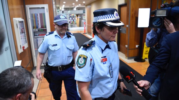 Police raid the NSW Workers Union offices in Sussex St, Sydney.