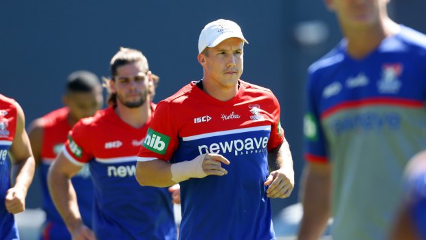 New colours: Trent Hodkinson wants to make an impact but without a fuss.