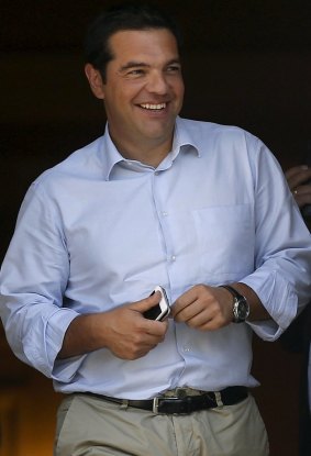 Former Greek Prime Minister Alexis Tsipras before his resignation earlier this month.