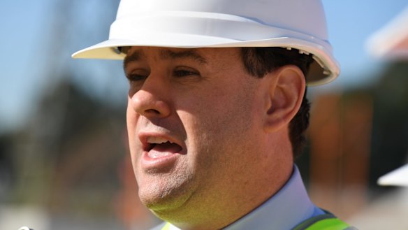 Minister for WestConnex Stuart Ayres says the fall in M4 traffic is consistent with forecasts.