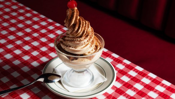 Sundaes on the menu at Melbourne's Connie's.