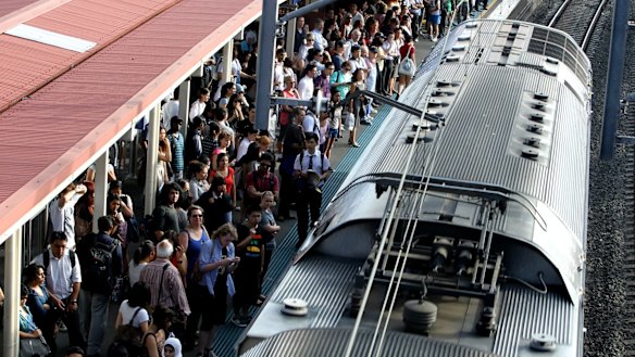 Trains stopping at Redfern Station on the Inner West Line had the worst levels of overcrowding in March.