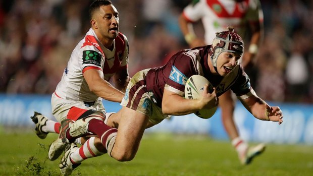 Embarrassing: Benji Marshall says the 30-point loss to Manly at Brookvale was a low point for the Dragons.