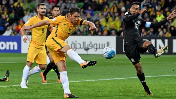 Pondering position: Mark Milligan is prepared to play where ever he is needed.