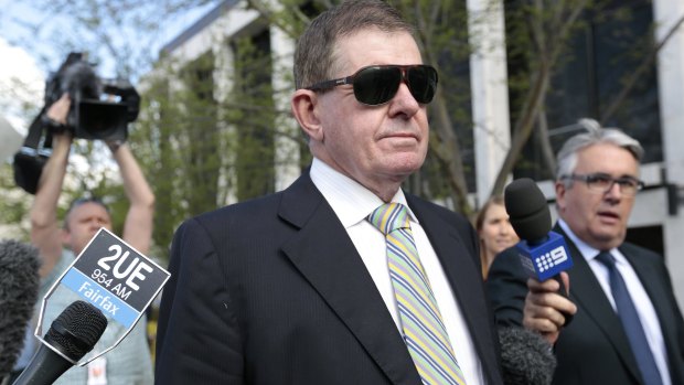 Former parliamentary speaker Peter Slipper.