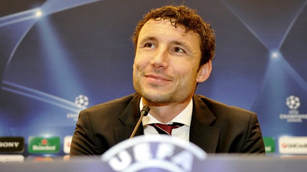 In the family: Marc Van Bommel could become an assistant for the Socceroos under Van Marwijk.