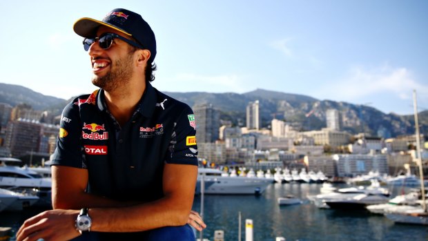 Second home: Daniel Ricciardo will have first access to the new engine in Monaco.