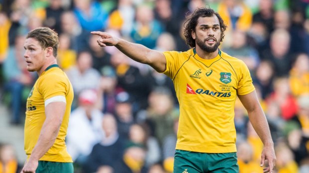 Sidelined: Karmichael Hunt has not played for the Wallabies since the Italy Test in June. 