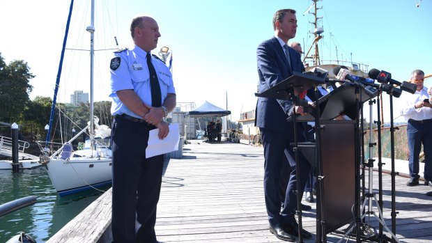 Australian Federal Police acting Deputy Commissioner Neil Gaughan and Justice Minister Michael Keenan announce Australia's biggest cocaine seizure.