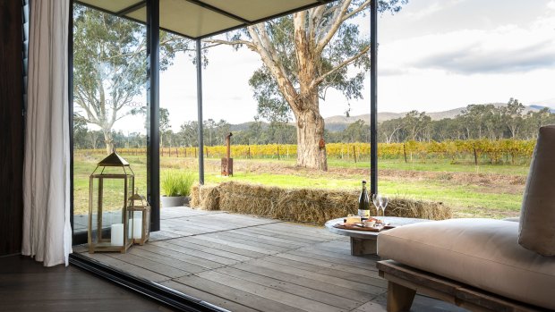 During Wine Down Pop Up, two luxury pods will be set up amid the vines for a limited time at three popular wineries.