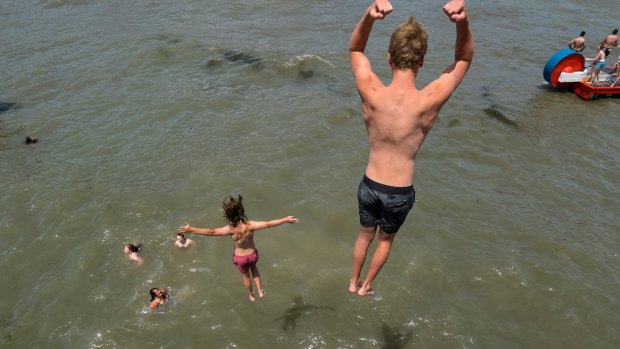 You can expect crystal clear water at Geelong's Eastern Beach.
