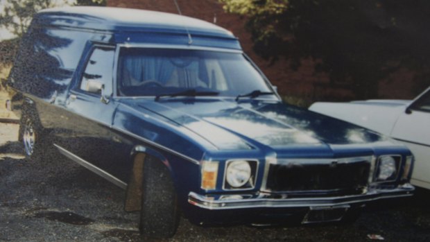 A car similar to the one police believe was involved in the hit-run in 1987.