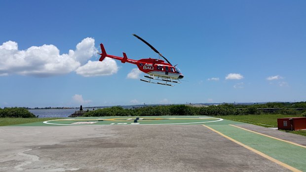 Uber upped the ante by offering helicopter rides on the resort island.