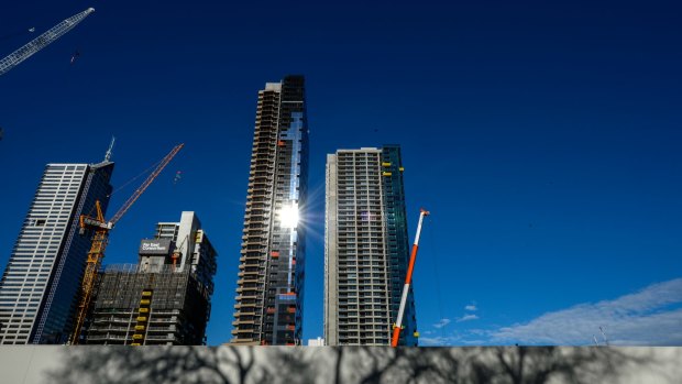 The high number of apartments to hit the market in Sydney, Melbourne and Brisbane raise "settlement risk" for developers and banks.