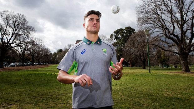 Victorian all-rounder Marcus Stoinis will make his international debut on Monday.
