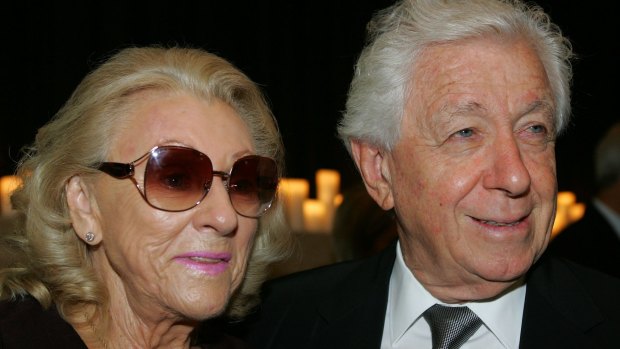 Frank Lowy with wife Shirley, whom he met when he was 22.