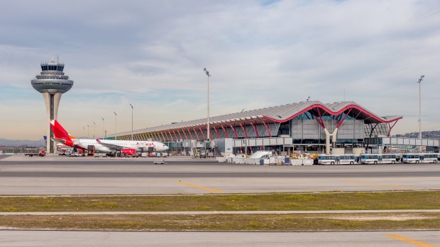 Madrid Barajas Airport is the sixth busiest in Europe.