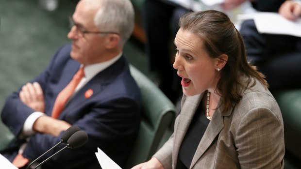 Financial Services Minister Kelly O'Dwyer during question time on Monday.