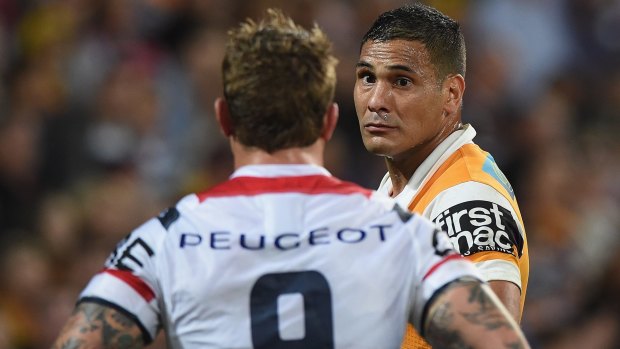 Should not play: Broncos skipper Justin Hodges.