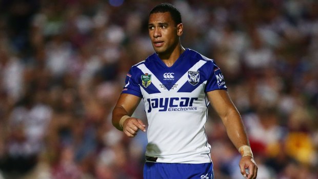 In form: Will Hopoate has credited the Bulldogs' forward pack for his scintillating form so far this season.