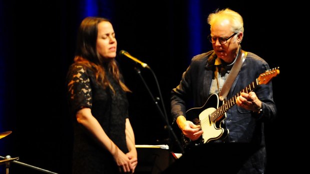 Petra Haden and Bill Frisell perform in <i>When You Wish Upon A Star.</i>