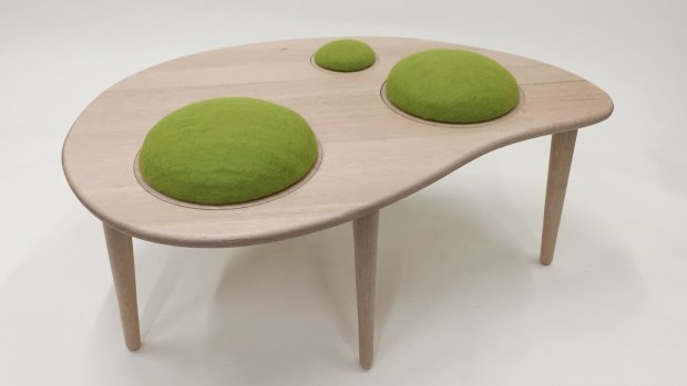 Marie Lefebvre's coffee table, part of this year's Fringe Furniture exhibition.