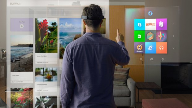 View: Microsoft's augmented reality offering, the HoloLens, will operate on Windows 10.