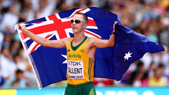 Olympic race walker Jared Tallent.